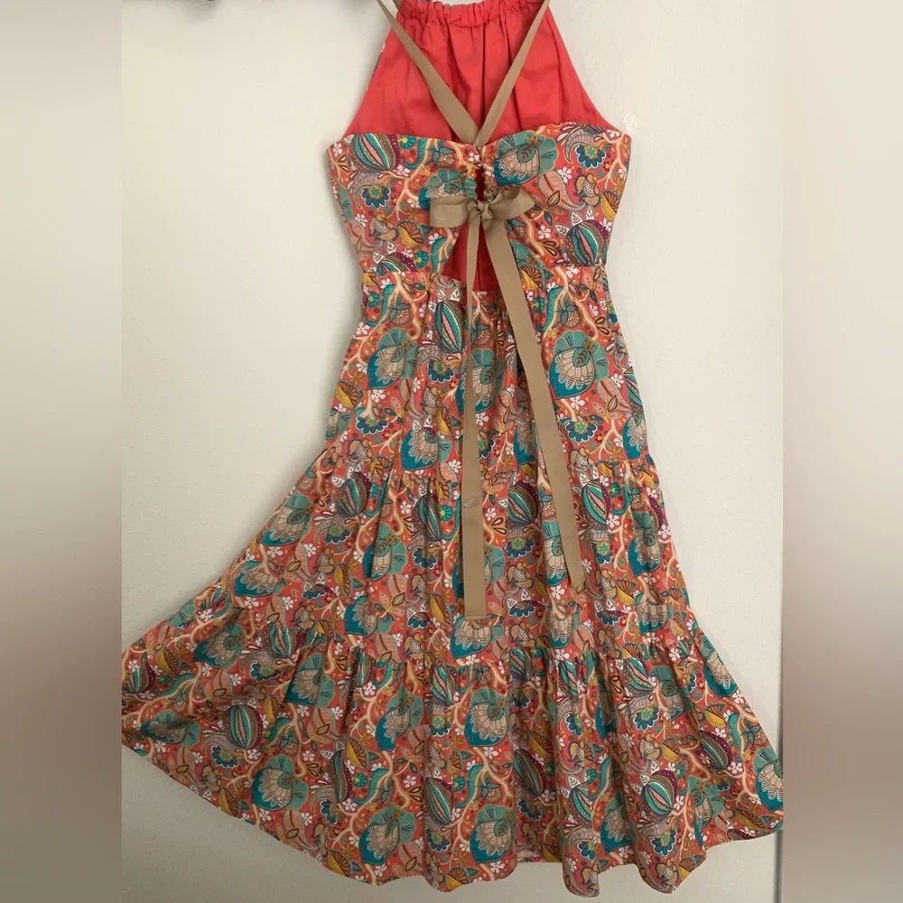 NWOT Antonio Melani Liberty London print Olivia Halter Sundress - Picture 2 of 10